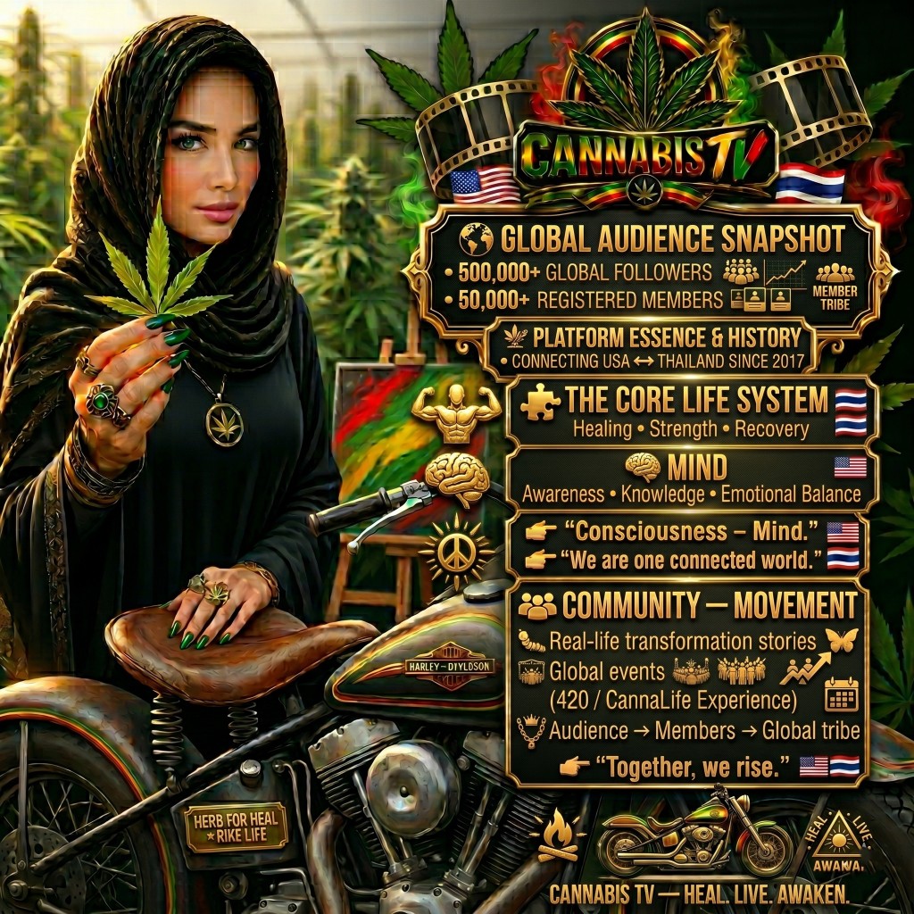 500,000+ followers — CannabisTV global audience